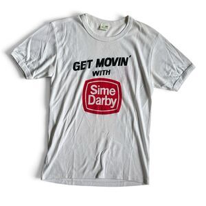 VINTAGE 80s Sime Darby BFGoodrich Tires Promo T-Shirt S Single Stitch Heaven Tag